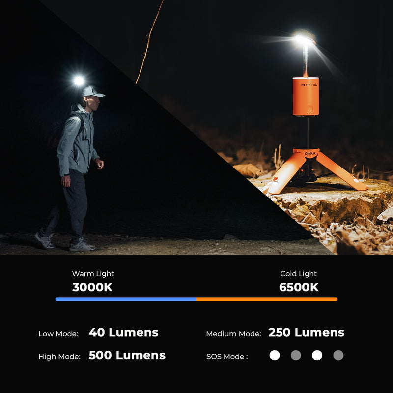 EVO LANTERN - 2-in-1 Telescopic Lantern for Versatile Lighting