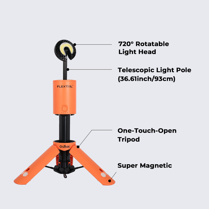 EVO LANTERN - 2-in-1 Telescopic Lantern for Versatile Lighting