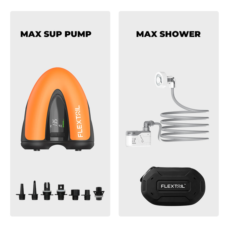 MAX SUP PUMP - 20PSI Cordless Rechargeable Air Pump for SUP & KITE