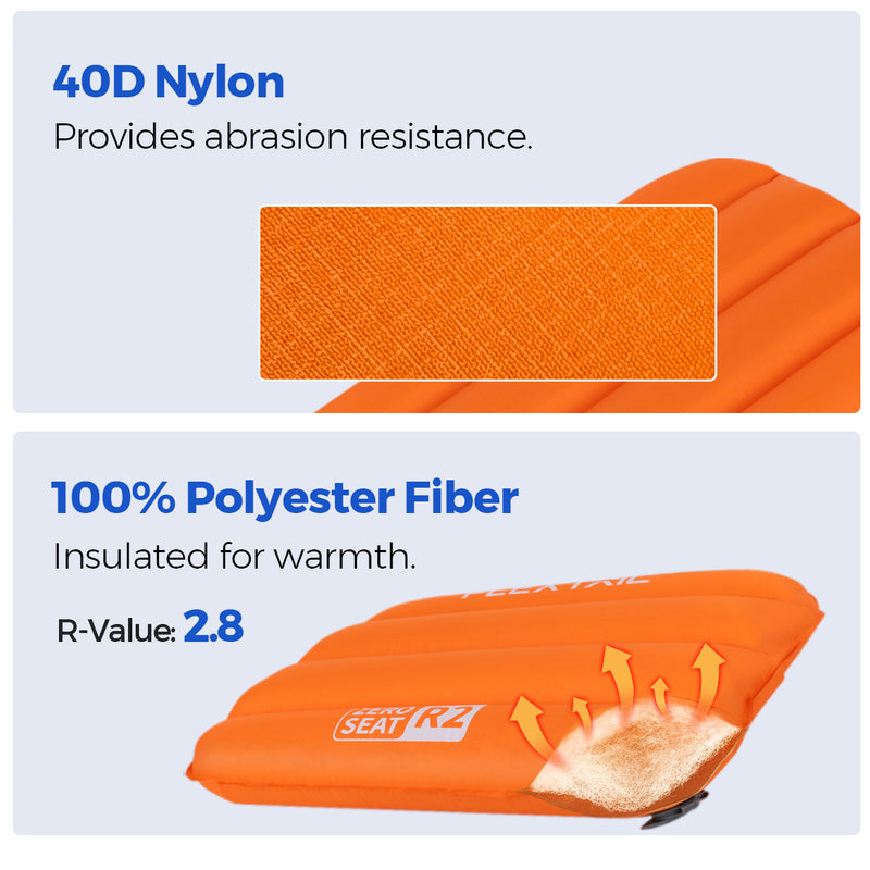 ZERO SEAT - Lightweight Inflatable Outdoor Seat Cushion