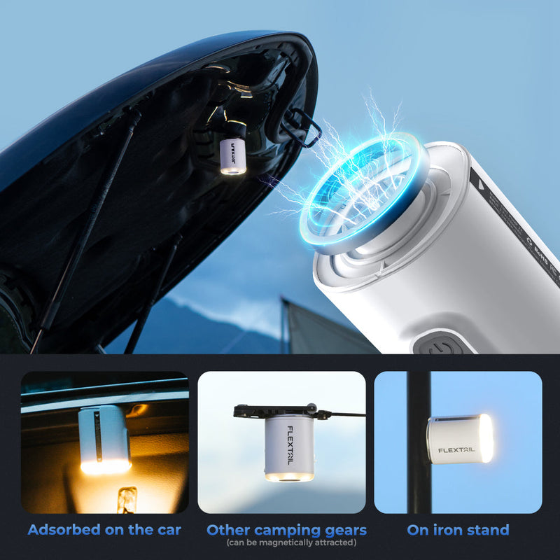 TINY PUMP 2X-Ultimate 3-in-1 Outdoor Pump and Camping Lamp - FLEXTAIL