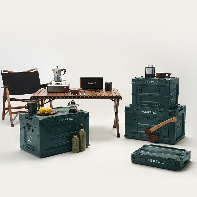 EZY BOX-28L/50L PP Folding Large Outdoor Storage Box - FLEXTAIL