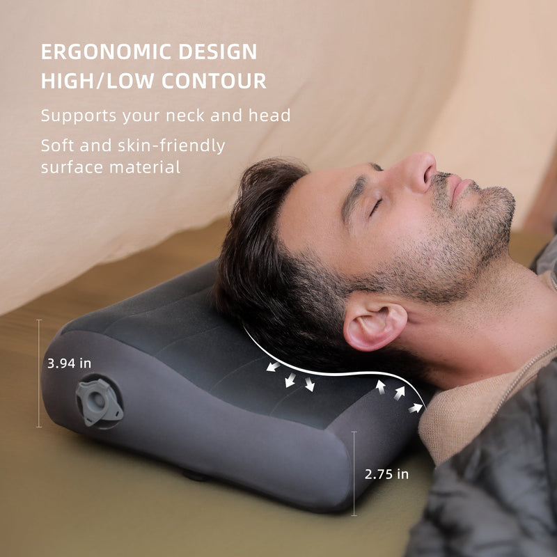 ZERO PILLOW-B Shape Inflatable Camping Air Pillow - FLEXTAIL