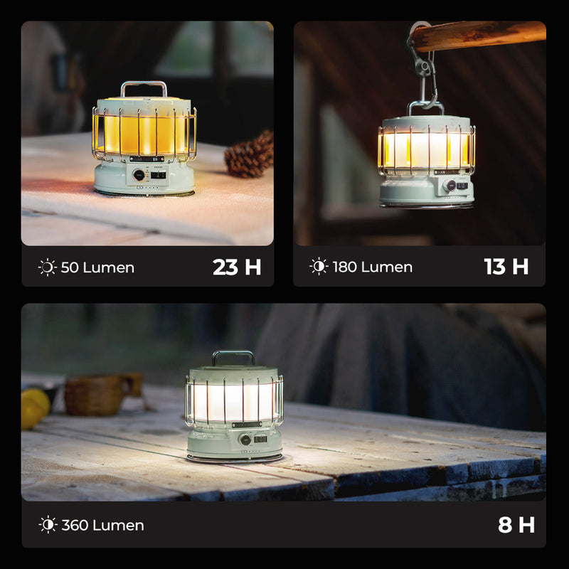 MAX LANTERN - 3-in-1 Vintage Lantern with Flame (Pre-sale)