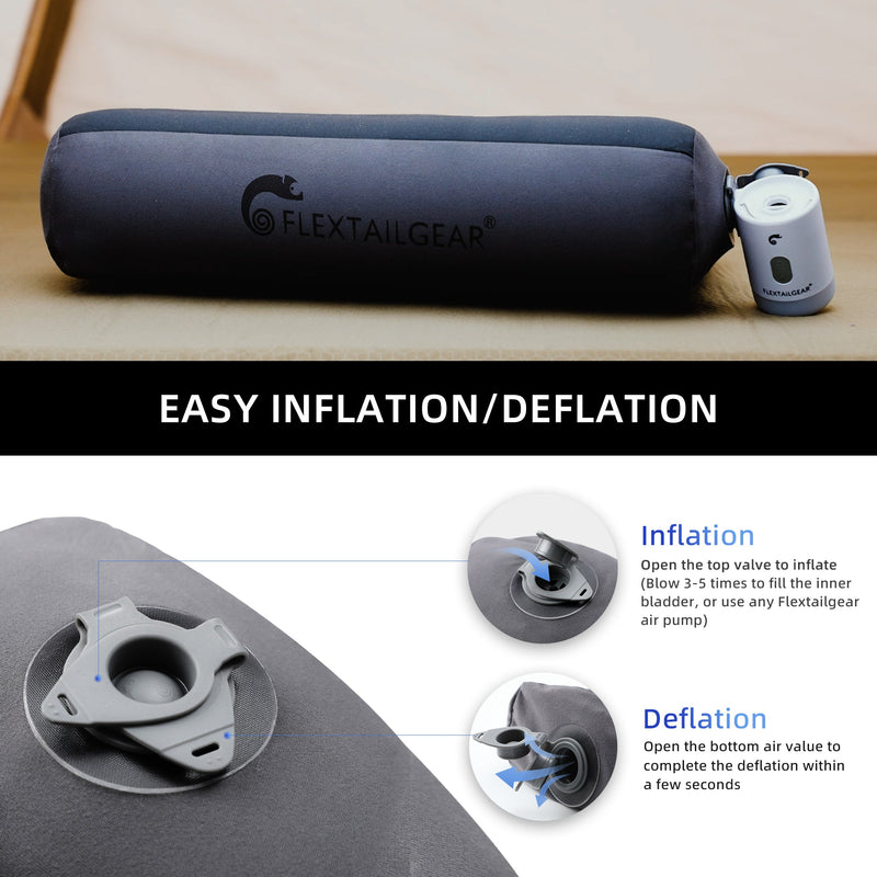 ZERO PILLOW-B Shape Inflatable Camping Air Pillow - FLEXTAIL